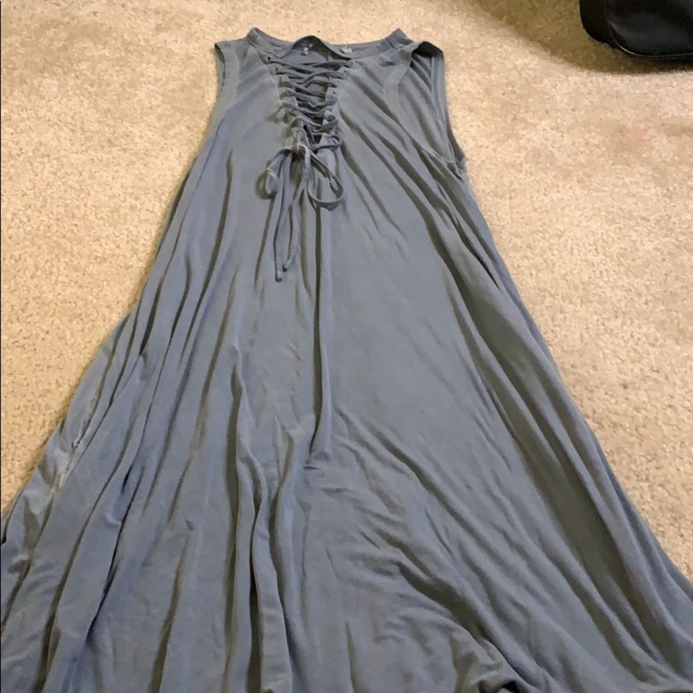 Dusty Blue Dress